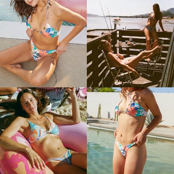 O'NEILL Abbie Floral Bikini Set S/XS NWT - Picture 5 of 11